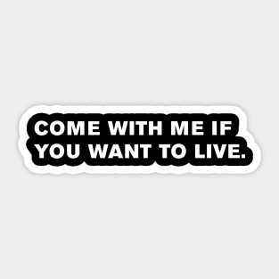 Arnold Schwarzenegger Quote Sticker